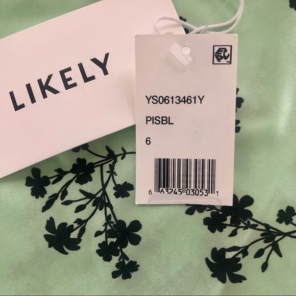 LIKELY Mona Floral Print Ruched Crop Top & Cruz Skirt 2pc Matching Set 6, NWT - Picture 10 of 11